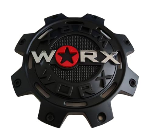 Wheel Center Cap 30171765F-a Low, Matte Black, WORX/Ultra Alloy Hub Cap WRX-8899FSB,1pc