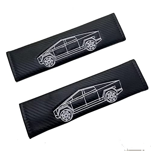 WRECTFCXB Car Seat Belt Pads Cover Cybertruck EV Shoulder Pad Cushion Inserts Strap Covers Protector,2 Pack,