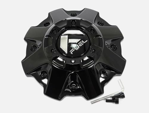 Wheel Center Hub Cap Fuel M-447 1001-81 Gloss Black 1pc