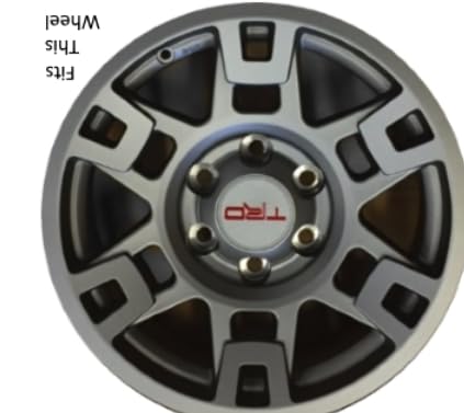 1PC Grey Wheel Center Cap for 4Runner, Tacoma Hub Cap #PTR2035111GR (Red T-R-D)
