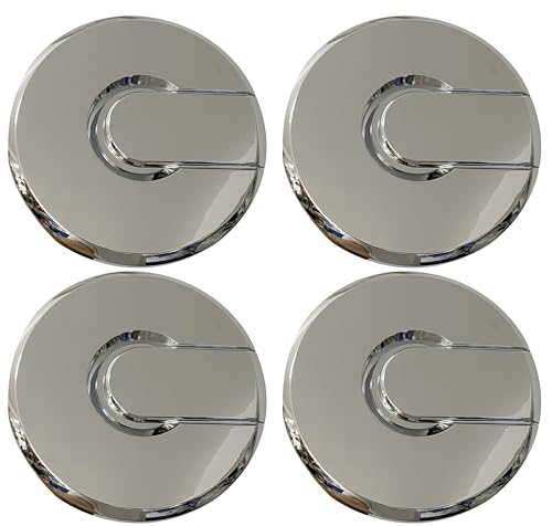 Chrome Wheel Center Cap Silver for Hummer H2 Hub Cap 9595931 9594462 4Pcs