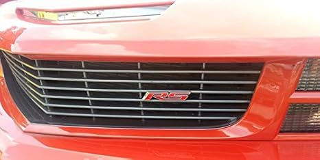 Red RS Camaro Cruze Front Grille Emblem Badge Nameplate ForChevy CV-RSG
