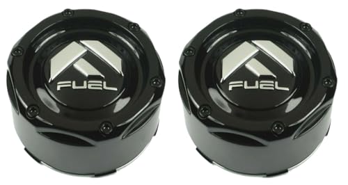 Gloss Black Wheel Center Cap for Fuel 1003-49 2PCS