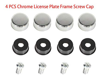Stainless Steel License Plate Tag for Car (Chrome for MercedesBenz)