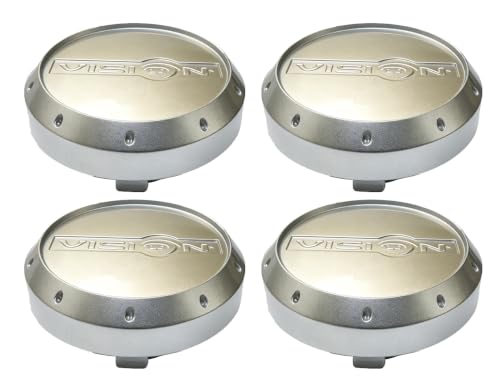 Silver C428S-V Wheel Center Cap 4Pcs