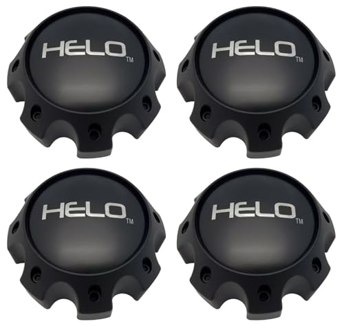 4Pcs Wheel Center Cap for Helo S057L170 1079L170HE1SB Matte Black Hub Cap