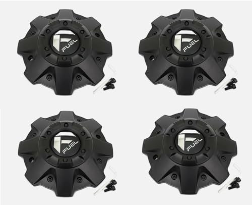 Wheel Center Hub Cap 1001-79 for Fuel Off Road M-447 Matte Black 4pc