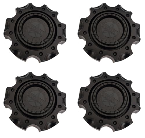 Wheel Center Hub Cap G205-6V-01 Matte Black 4pc