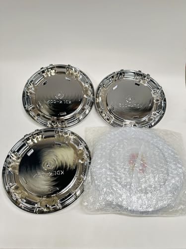 WZFCTMD 4Pcs Wheel Caps Center Caps HubCap for 2007-14 Escalade Colored Crest 22"" Wheel Rim, Chrome #9596649, Silver, 69574125