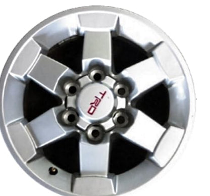 4PCS Silver Wheel Center Cap for FJ Cruiser 2007-2014 Hub Cap #PT90435070CC (Red T-R-D)