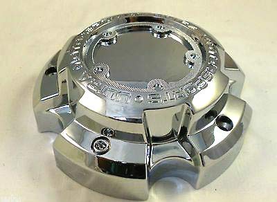Kune New Chrome Ultra Motorsports Fast HD Serie Wheel Center Hub Cap # A89-9850 / 51241680F-7 C800807With Screws (1)