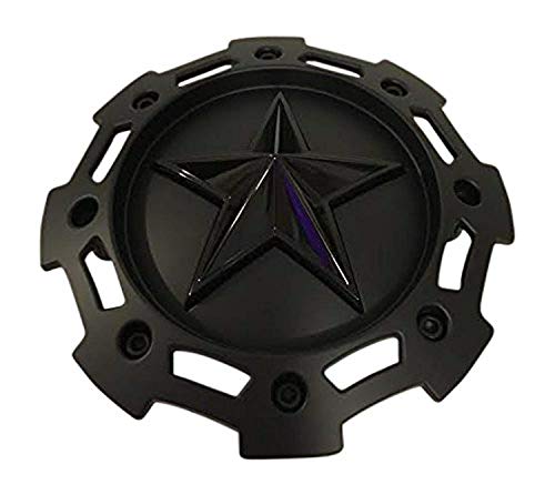 KMC XD Series Rockstar 2 SC-205 S1403-09 Black on Black 5 and 6 Lug Center Cap