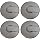 Wheel Center Cap Silver Gray for Hummer H2 Hub Cap 9595931 9594462 4PCS