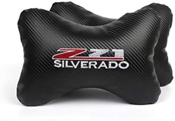 Car 2Pcs Leather Sport Car Seat for Silverado Z71 Off Road Pillow for Travel Nec