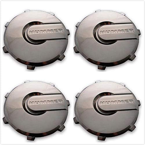 MUYQAVMZD 4Pcs Custom Car Wheel Hub Caps, Rim Center Caps for Hummer H2 2008 2009 2010 20'' Wheel Center Hub Cap # 9596095 HU95 wheel center cap