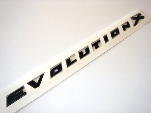 MITSUBISHI CHROME EVOLUTION X CHROME EMBLEM LANCE EVO10