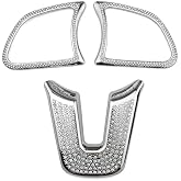 C300 Trunk Side Badge Silver Bling Letter Emblem Crystal for Mercedes Benz Ice O