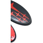 2PCS Front Grille + Rear Trunk Lid Emblem Nameplate for W-R-X 2015+ SB-02-W (Whi
