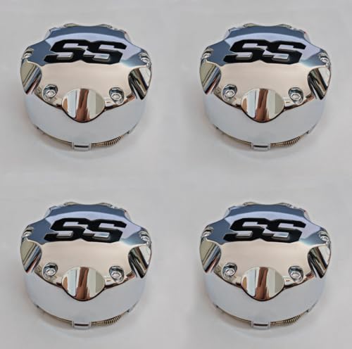 4Pcs Wheel Canter Cap Hub Cover 317SS Chrome