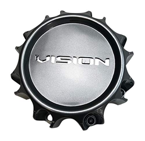 Vision Wheels C353GM-8V Gun Metal Gray Center Cap