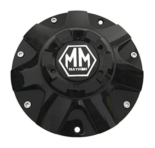 Mayhem Wheels C709501B C108060B 71312090F-12 Gloss Black Wheel Center Cap wheel center cap