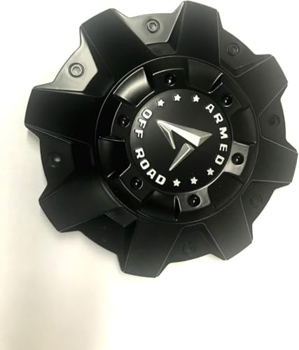MUYQAVMZD 1Pc Custom Car Wheel Hub Caps, Rim Center Caps for Armed Off Road C-051 Wheel Cap C-051-5 Wheel Hub Center Cap Star wheel center cap