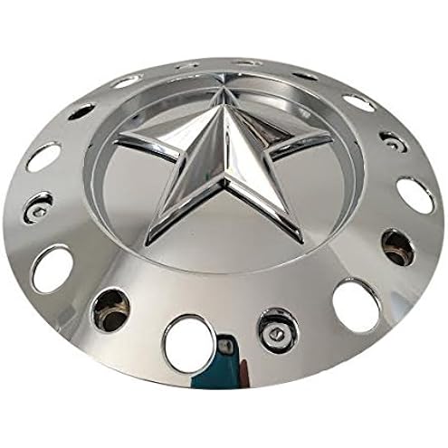Wheel Center Cap KMC XD Series Rockstar Wheel Hub Cap 1000775 Chrome Silver 1PC