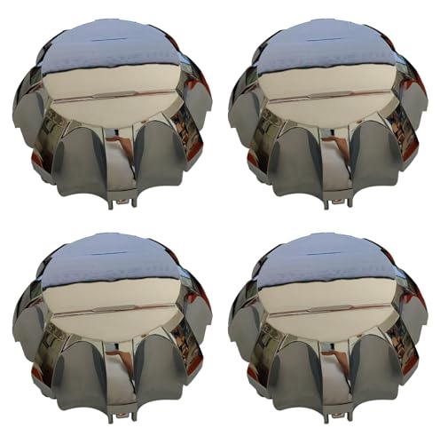 4Pcs Wheel Center Cap Hub Cover 84307952 for GMC Sierra Denali 2500, 3500 OEM Chrome Center Cap #23378324