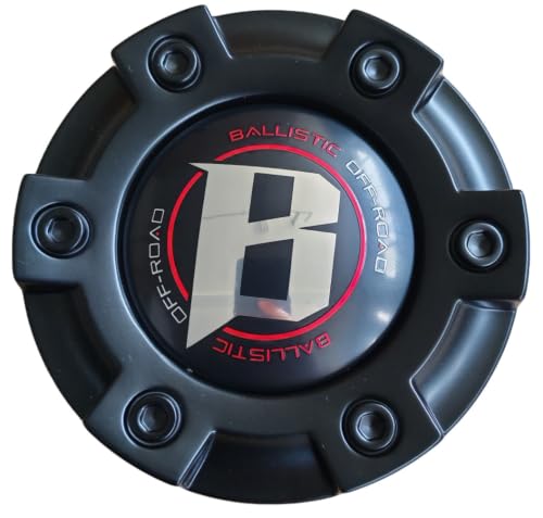 Matte Black Wheel Center Cap LG1208-34 Ballistic D702, 174 S Hub Cap Top-Section, 1PC