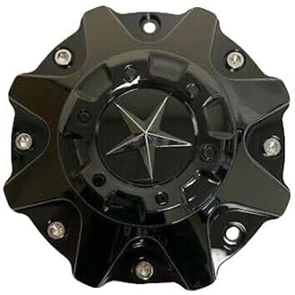 4pcs Glossy Black Wheel Center Cap Hub Cap ER038 ForDFD Wheels Texas Lone Star