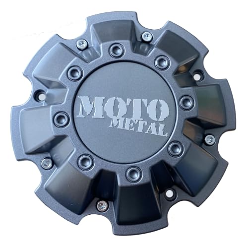 1PC Grey Wheel Center Cap M793GRAY Hub Cap for Moto Metal Rim MO962 w Screws