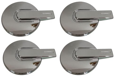 Chrome Wheel Center Cap Silver for Hummer H3 2006-2010 Hub Cap 9597233#9594964 4PCS
