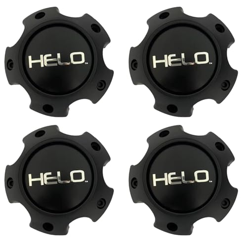 4Pc Wheel Center Cap Helo Hub Cap S057L120 Matte Black