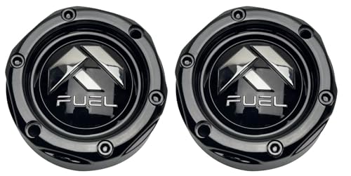 Gloss Black Wheel Center Cap for Fuel 1003-42 2PCS