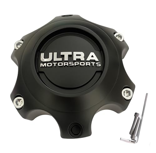 1Pc Wheel Center Cap ForUltra Motorsports t 89-9764-SB Matte Black Hub Cap