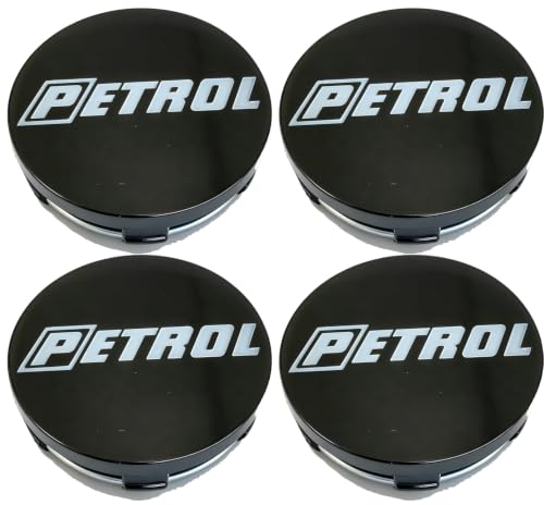 Black PETROL-K62 Wheel Center Cap 4Pcs