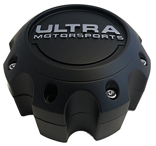 89-9780 89-9782 Ultra Motorsports Matte Black Wheel Center Cap (Qty 1)