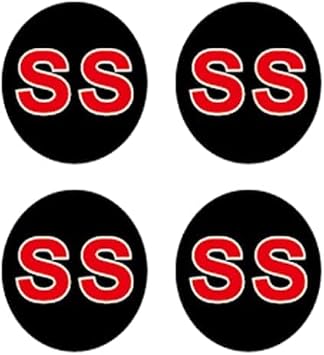 4pcs SS Wheel Center Hub Cap Emblem for Camaro Sticker Decal 2.5" /64MM (Not Thi