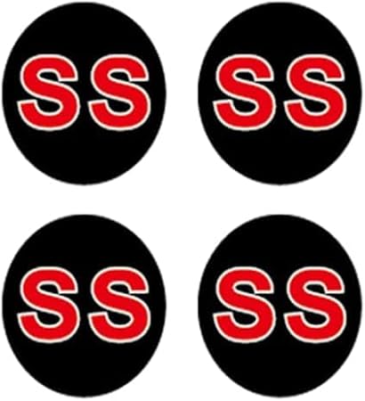 4pcs SS Wheel Center Hub Cap Emblem for Camaro Sticker Decal 2.5" /64MM (Not Thi
