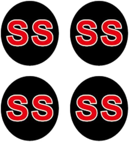 4pcs SS Wheel Center Hub Cap Emblem for Camaro Sticker Decal 2.5" /64MM (Not Thi