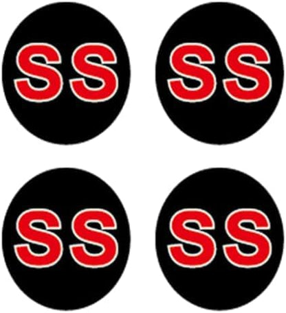 4pcs SS Wheel Center Hub Cap Emblem for Camaro Sticker Decal 2.5" /64MM (Not Thi