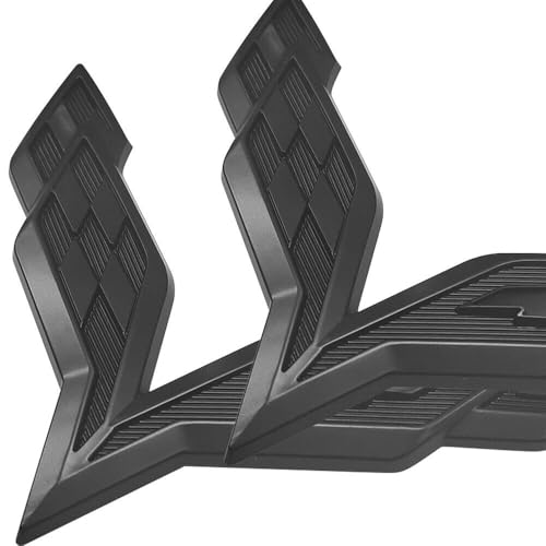 Set Front Fear Trunk Cross Flags Emblem Badge Nameplate ForCorvette C7 2014-2019