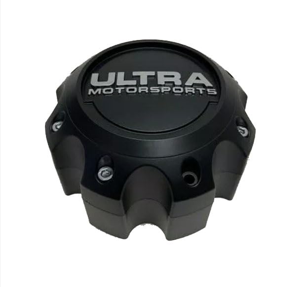 Ultra Motorsports Matte Black Center Cap with 2" Spacer 89-9780 1Pc