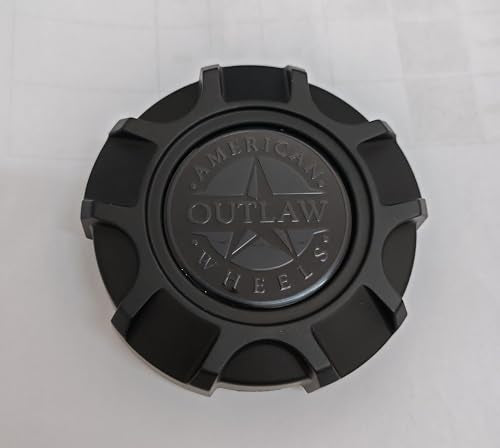 1Pcs Wheel Center Cap Hub Cover C145 Matte Black American Outlaw CAP1050 20057