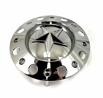 Wheel Center Cap KMC XD Series Rockstar Wheel Hub Cap 775L239C Dually Chrome Sil