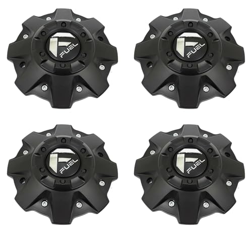 Wheel Center Hub Cap Fuel M-447 1001-81 Matte Black 4pc