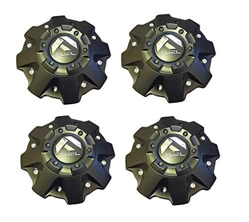 4PC Wheel Cap Hub Cap Off Road Center Cap 1001-63 M447 with Screws Matte Black