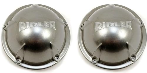 2Pcs Wheel Center Hub Cap Center Cap 57492085F-1 LG1011-16 C10695C for Deal Ridler C524101CAP C10650 Grey