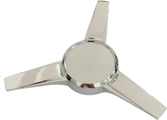 Chrome Wheel Center Cap 4R3Z-1130-FA for Ford Mustang 3-Bar Spinner 2005-2009 (Set of 4)