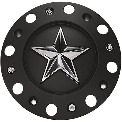 Wheel Center Cap KMC XD Series Rockstar Wheel Hub Cap 1000775 Matte Black 1PC